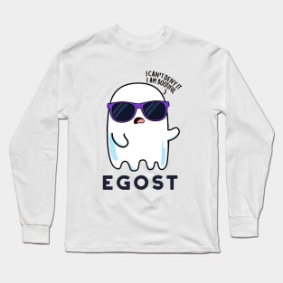 Egost Cute Halloween Ego Ghost Pun Long Sleeve T-Shirt